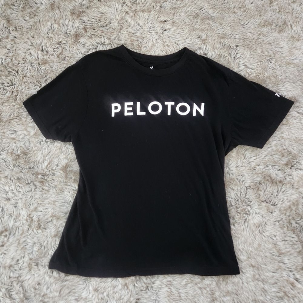 Peloton Century Club Black Short Sleeve T-shirt Size Small